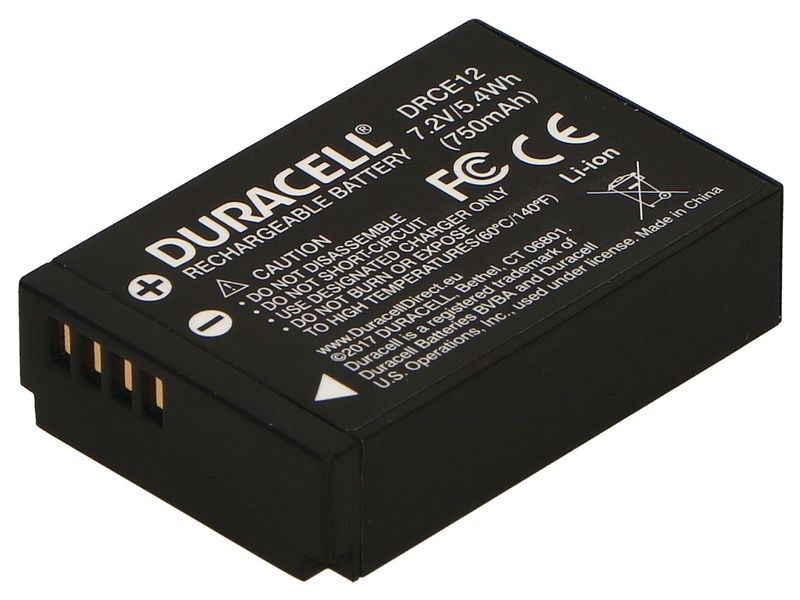 Duracell-DRCE12-Batteria-per-fotocamera-videocamera-Ioni-di-Litio-750-mAh