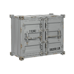 Home ESPRIT Portabottiglie Home ESPRIT Grigio Blu cielo 77 x 41 x 64 cm
