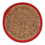 Gift Decor Sottopentola Rosso Marrone 35 x 1 x 35 cm Naturale (Ø 35 cm)