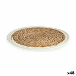 Gift Decor Sottopentola Naturale Bianco 30 x 1 x 30 cm (48 Unità)