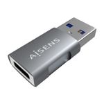 AISENS A108-0655 adattatore per inversione del genere dei cavi USB C USB A Grigio