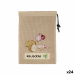Quttin Sacchetto Riutilizzabile per Alimenti Quttin TNT (Non Woven) 44,5 x 29,5 cm (24 Unità)