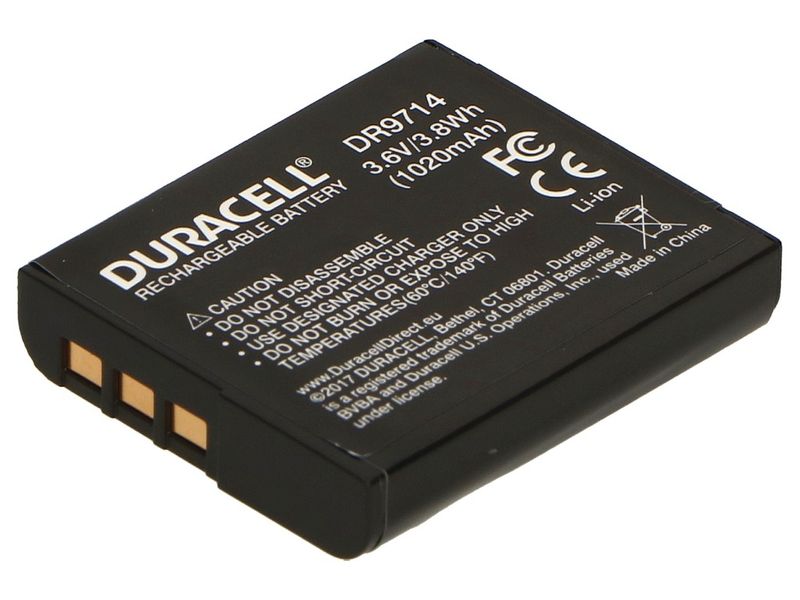 Duracell-DR9714-Batteria-per-fotocamera-videocamera-Ioni-di-Litio-1020-mAh