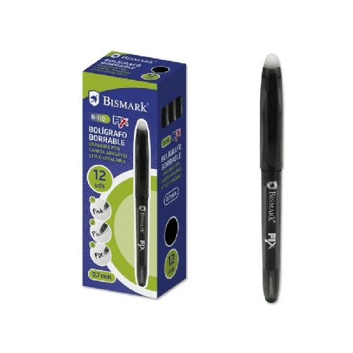 Bismak-Fix-Boligraph-Bolight---Fina-Point-07-mm---Con-Capuchon---colore-nero