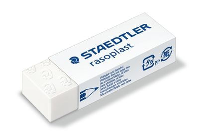 Gomma-Staedtler-Rasoplast-526-B20---Cancellazione-di-alta-qualita---Scarti-minimi---Colore-bianco