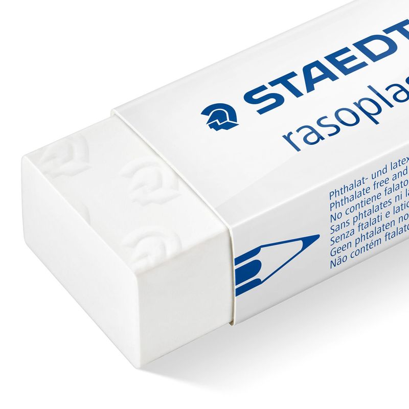 Gomma-Staedtler-Rasoplast-526-B20---Cancellazione-di-alta-qualita---Scarti-minimi---Colore-bianco