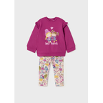 MAYORAL COMPLETO TUTA FELPA PANTALONE NEONATA MAYORAL 2767 93 FUCSIA ORIGINALE AI 2024