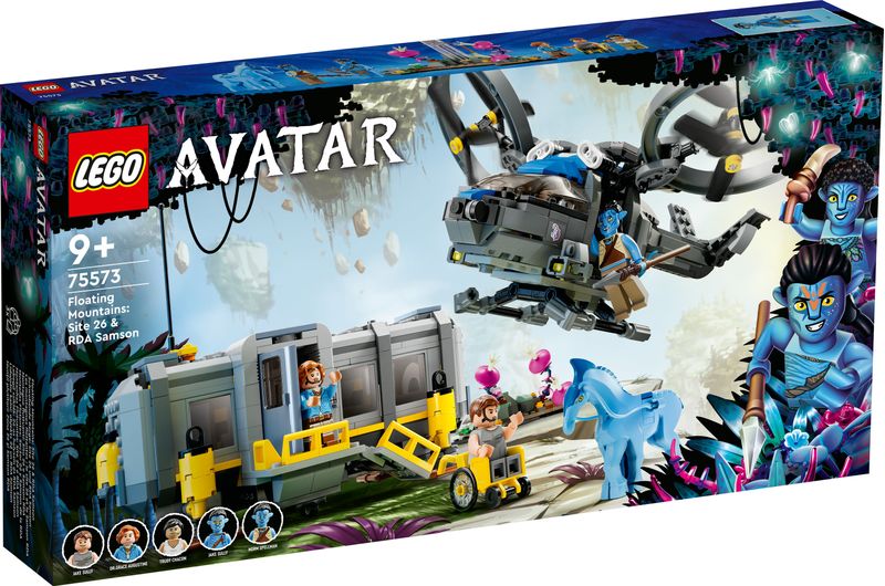 LEGO-Avatar-75573-Montagne-fluttuanti--Sito-26-e-Samson-RDA-Giochi-per-Bambini-con-5-Minifigure-ed-Elicottero-Giocattolo