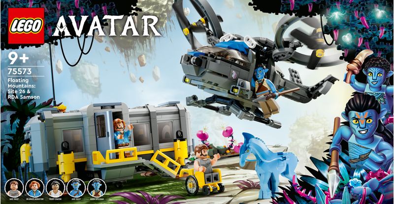 LEGO-Avatar-75573-Montagne-fluttuanti--Sito-26-e-Samson-RDA-Giochi-per-Bambini-con-5-Minifigure-ed-Elicottero-Giocattolo