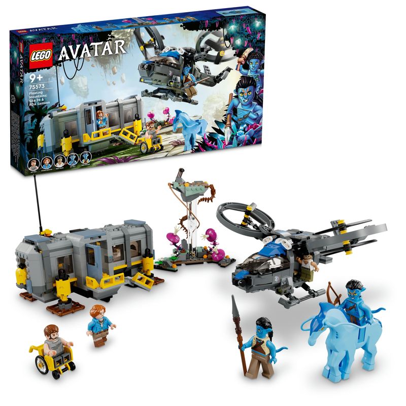 LEGO-Avatar-75573-Montagne-fluttuanti--Sito-26-e-Samson-RDA-Giochi-per-Bambini-con-5-Minifigure-ed-Elicottero-Giocattolo