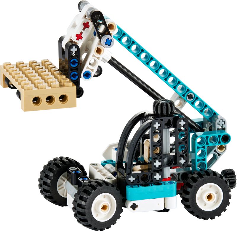 LEGO-Technic-42133-Sollevatore-Telescopico-Set-2in1-Camion-Giocattolo-e-Carrello-Elevatore-Giochi-per-Bambini-di-7--Anni