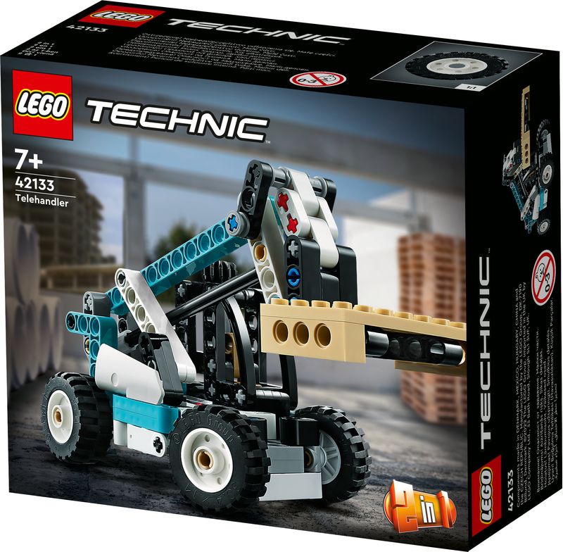 LEGO-Technic-42133-Sollevatore-Telescopico-Set-2in1-Camion-Giocattolo-e-Carrello-Elevatore-Giochi-per-Bambini-di-7--Anni