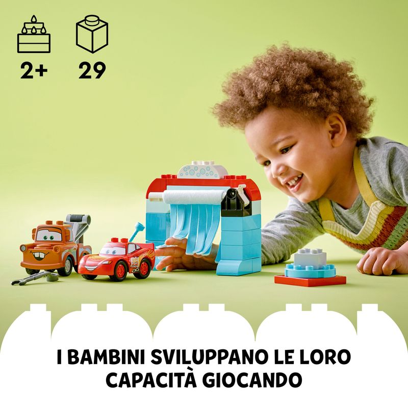 giochi-per-bambini-costruzioni-per-bambini-giochi-educativi-lego-duplo-mattoncini-lego-modellino-da-costruire-duplo-mattoncini-macchina-giocattolo-macchina-da-corsa-saetta-mcqueen-personaggi-disney-giocattoli-disney-Cricchetto-duplo-disney