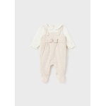MAYORAL PAGLIACCETTO TUTINA TUTA NEONATA MAYORAL 2660 COTONE 62 BIANCO ORIGINALE AI 2024