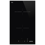 Smeg Universal SE232TD1 piano cottura Nero Da incasso 30 cm Ceramica 2 Fornello(i)