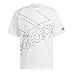 Adidas Maglia a Maniche Corte Uomo Adidas Giant Logo Bianco