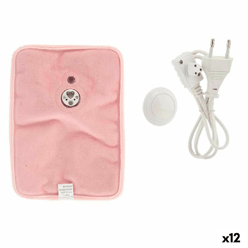 Gift Decor Borsa per l'Acqua Calda Elettrica Mani Rosa Plastica 380 W Velluto (12 Unità)