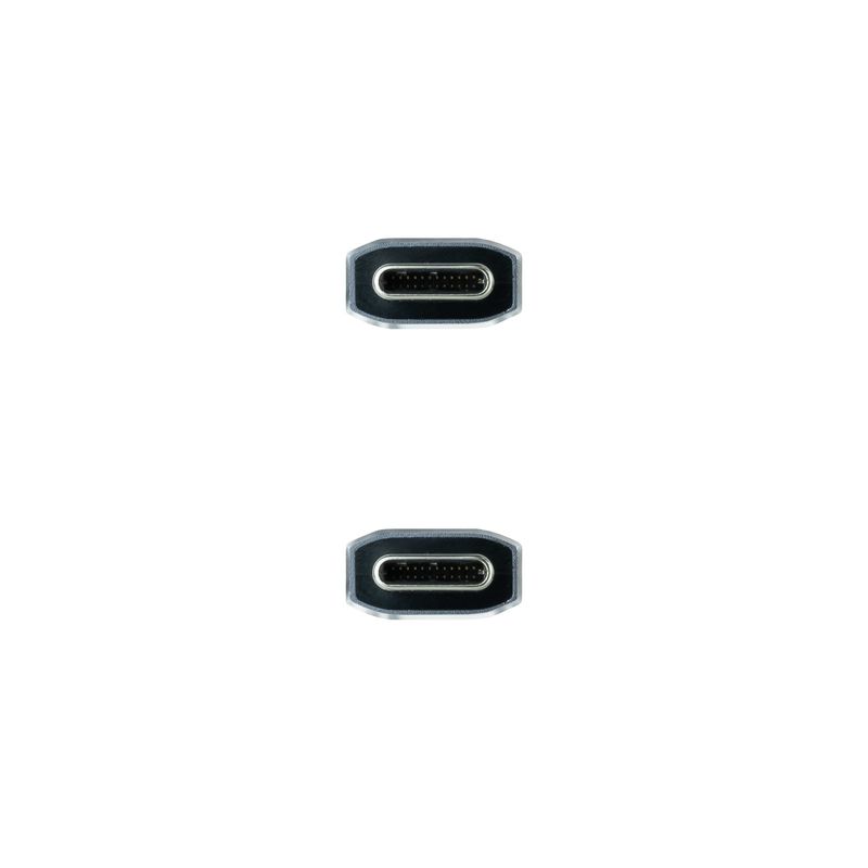 Nanocable-10.01.4101-L150-COMB-cavo-USB-15-m-USB-3.2-Gen-2--3.1-Gen-2--USB-C-Nero-Grigio