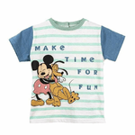 Mickey Mouse Maglia a Maniche Corte per Bambini Mickey Mouse Multicolore 18 Mesi