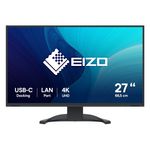 Eizo Monitor 27 Led Ips 16:9 4K Uhd 5Ms 350 Cdm Pivot Usb-C Dp/Hdmi Multimediale Flexscan Ev2740X-Bk