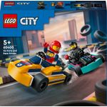 LEGO City 60400 Go-Kart e Piloti, Modellini da Costruire di Mini Go Kart da Corsa