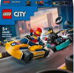 LEGO-City-60400-Go-Kart-e-Piloti-Modellini-da-Costruire-di-Mini-Go-Kart-da-Corsa-Veicoli-Giocattolo-per-Bambini-di-5--Anni