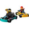 LEGO-City-60400-Go-Kart-e-Piloti-Modellini-da-Costruire-di-Mini-Go-Kart-da-Corsa-Veicoli-Giocattolo-per-Bambini-di-5--Anni