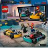 LEGO-City-60400-Go-Kart-e-Piloti-Modellini-da-Costruire-di-Mini-Go-Kart-da-Corsa-Veicoli-Giocattolo-per-Bambini-di-5--Anni