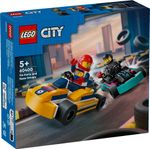 LEGO-City-60400-Go-Kart-e-Piloti-Modellini-da-Costruire-di-Mini-Go-Kart-da-Corsa-Veicoli-Giocattolo-per-Bambini-di-5--Anni