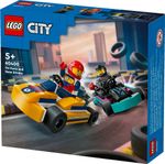 LEGO-City-60400-Go-Kart-e-Piloti-Modellini-da-Costruire-di-Mini-Go-Kart-da-Corsa-Veicoli-Giocattolo-per-Bambini-di-5--Anni