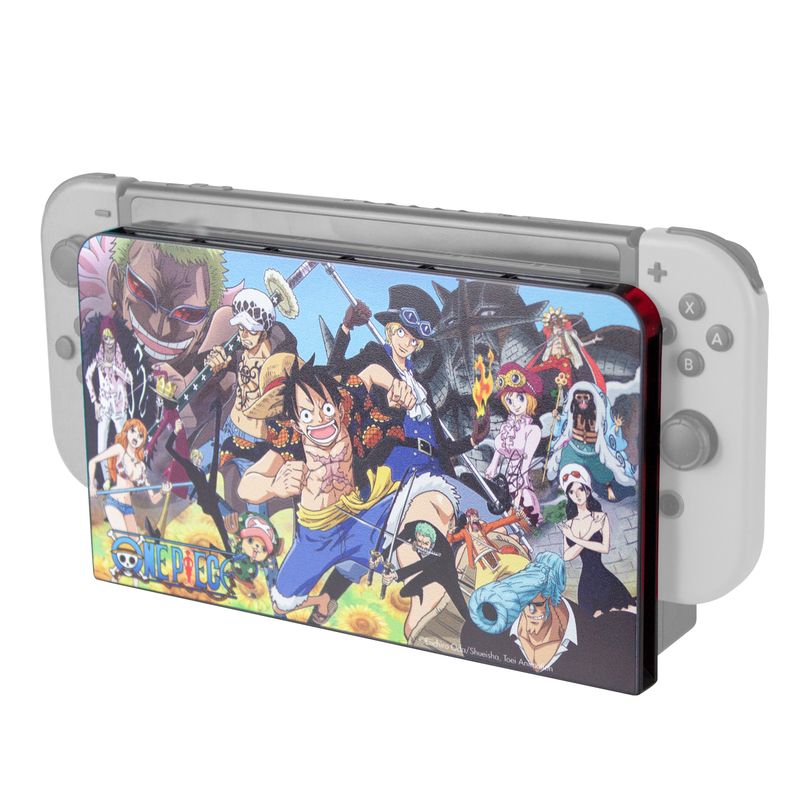 FR-TEC-Carcasa-Protectora-One-Piece-Nintendo-Switch-One-Piece-Dressrosa---Protege-el-Dock-y-Evita-Rayaduras---Incluye-6-
