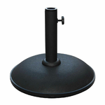 Marbueno Base Ombrellone Rotonda Cemento 36x29,5 cm 11KG Nero Giardino, Piscina 10444