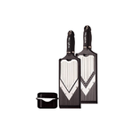 MICROPLANE GRATTUGGIA LAMA v con TAGLIO JULIENNE Gourmet Nero