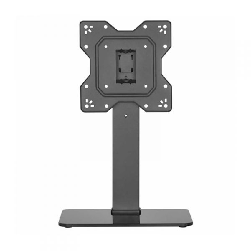 BRAVO TV STAND 2 - STAFFA DA TAVOLO CON BASE IN CRISTALLO TEMPERATO PER TV 23""/43"" - MAX 40 KG