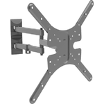 TECNO STAFFA PER TV DOPPIO SNODO UNIVERSALE NERO 13/55" ST029