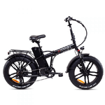 RAAKS BY SCHIANO  RAAKS BY F.LLI SCHIANO (BIC950) FOLDING FAT E-BIKE (NERO) - BICICLETTA ELETTRICA - RUOTE 20""X4""