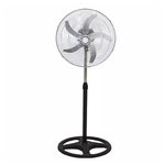 TrAdE Shop Traesio  Ventilatore In Acciaio 65w A Piantana Antiribaltamento Con 5 Pale 3 Velocità 6057001ml -