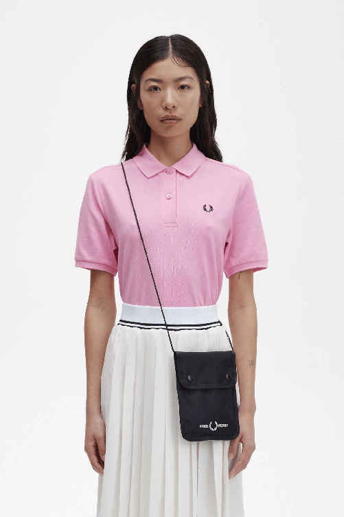 Fred Perry MAGLIA POLO T SHIRT DONNA FRED PERRY G6000 192074 COTONE ROSA ORIGINALE PE 2023