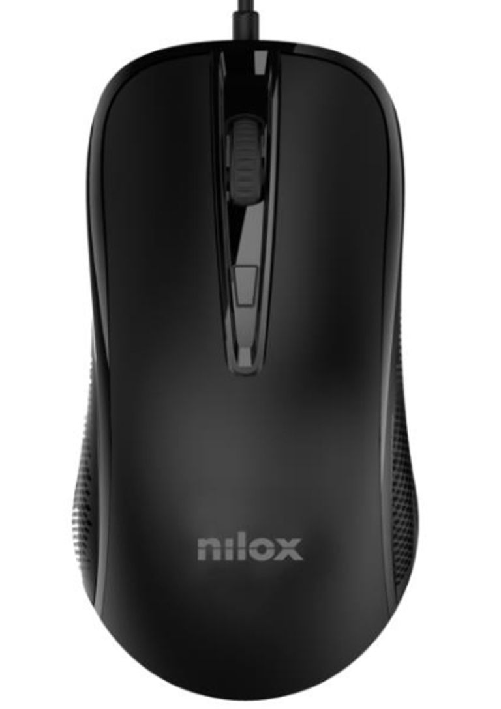 Nilox mousb1014 mouse ufficio usb tipo a ottico 2400 dpi