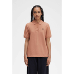 Fred Perry MAGLIA POLO T SHIRT DONNA FRED PERRY G6000 192074 COTONE MARRONE ORIGINAL PE2023