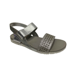 XTI SCARPE SANDALO SANDALI DONNA XTI SANDALIA NINA PELLE ARGENTO ORIGINALE PE