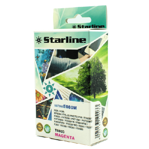 STARLINE Starline - Cartuccia ink - per Epson - Magenta - C13T08034011 - T0803 - 11,4ml