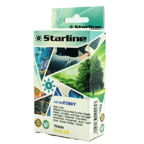 STARLINE Starline - Cartuccia ink - per Epson - Giallo - C13T08044011 -T0804 -11,4ml