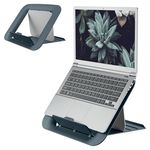 Leitz Ergo Cosy Supporto per computer portatile Grigio 43,2 cm [17] (Leitz Cosy Adjustable Laptop Stand Velvet Grey)