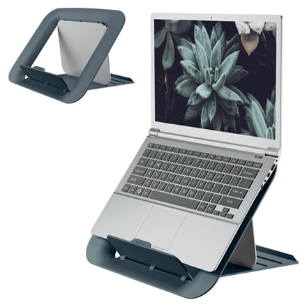 Leitz-Ergo-Cosy-Supporto-per-computer-portatile-Grigio-432-cm--17---Leitz-Cosy-Adjustable-Laptop-Stand-Velvet-Grey-