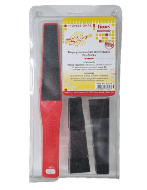 Focus Sticks raspa calli professionale per piedi e talloni