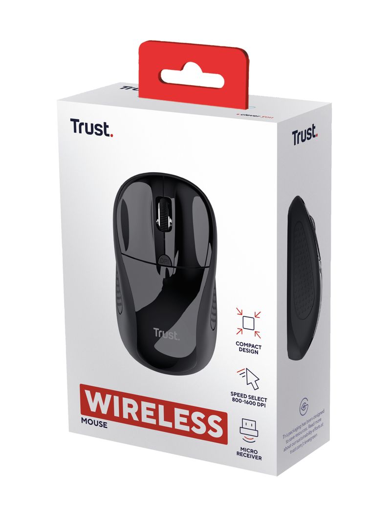 Trust-24658-mouse-Ambidestro-RF-Wireless-Ottico-1600-DPI