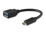 Equip-133455-cavo-USB-015-m-USB-3.2-Gen-1--3.1-Gen-1--USB-C-USB-A-Nero