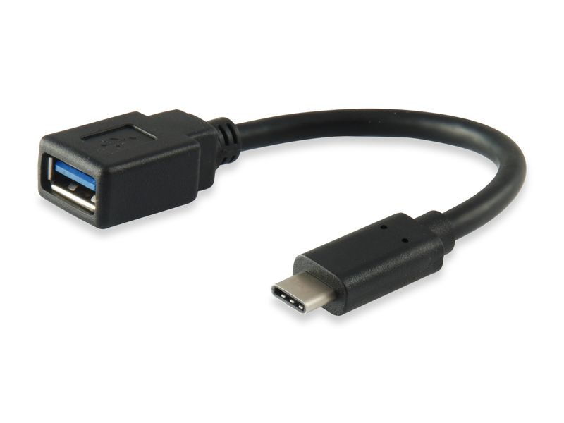 Equip-133455-cavo-USB-015-m-USB-3.2-Gen-1--3.1-Gen-1--USB-C-USB-A-Nero