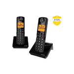 Alcatel-S280-DUO-BLK-Telefono-DECT-Identificatore-di-chiamata-Nero